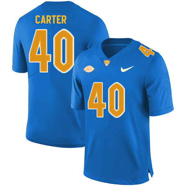 Men #40 Daniel Carter Pitt Panthers College Football Jerseys Sale-Royal